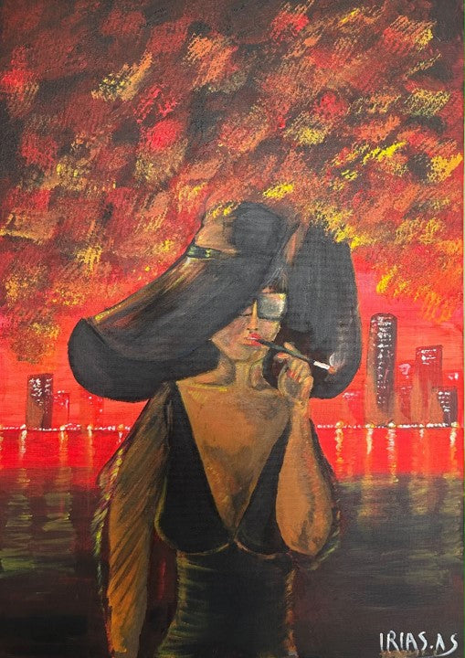 A night in NY (70 X 40 cm)