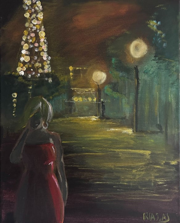 Red Paris (48cm X 38cm)